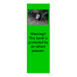 Wild Possum Mini Bookmarks business cards