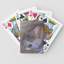 wild rat bicycle poker deck