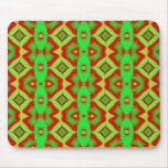 wild red green mouse pads