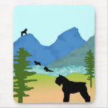 Wild River Bouviers Mouse Pads