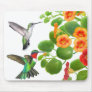 Wild Ruby Throated Hummingbirds Mousepad