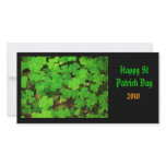 Wild Shamrocks photo cards