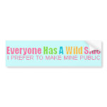 WILD SIDE bumper stickers