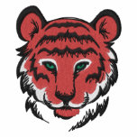 Wild Side Tiger Embroidered Shirt embroidered shirts