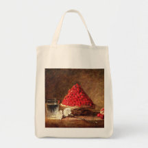 Wild Strawberries by Jean Simeon Chardin Bag