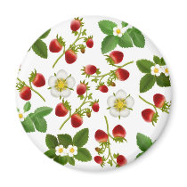 Wild Strawberries Magnet