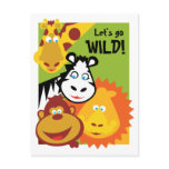 Wild Thing - Card - Birthday Invite