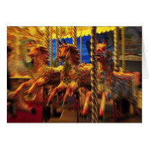 Wild Things Fairground Carousel Horses Cards