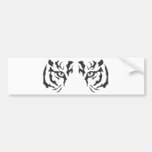 Wild Tiger Eyes Bumper Sticker