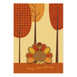 Wild Turkey Forest Gift Tag business cards