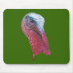 Wild Turkey Head Mouse Mats