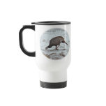 Wild Turkey in Snowy Field Mugs