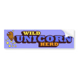 Wild Unicorn Herd bumper stickers
