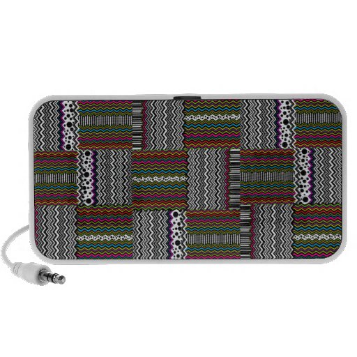 Wild Weaved Zig-Zags Notebook Speakers
