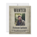 Wild West Invitation or Announcement