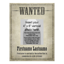 Wild West Invitation or Announcement