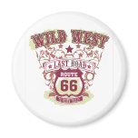 wild west last road route 66 to death valley refrigerator magnet