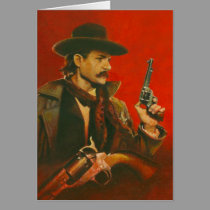Wild West Lawman Greetings Card cards