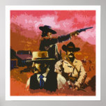 Wild West Pop Art Poster posters