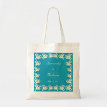 Wild White Roses bag