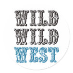 Wild Wild West! - Blue stickers