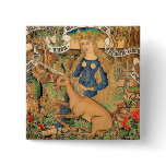 "Wild Woman With Unicorn" buttons