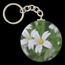 Wild woodland flowers keychains