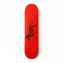 Wild Zebra Custom Skate Board