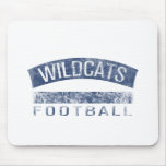 WILDCATS Football - #58 (blue) Mousepad