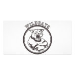 Wildcats Mascot photo cards
