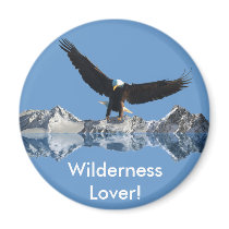 WILDERNESS EAGLE Collection Fridge Magnet