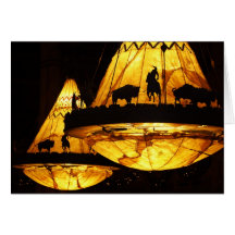 Wilderness Lodge Lights Card