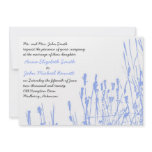 Wildflower - Periwinkle Wedding Invitation