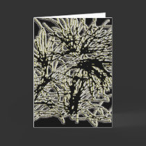 Wildflower Silhouette Greeting cards