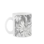 Wildflowers Art Beer Glass Honey Bee & Flowers Cup mugs