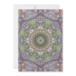Wildflowers Autumn Forest Mandala invitations