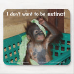 Wildlife Conservation Pouty Baby Mouse Pad