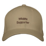 Wildlife Supporter Embroidered Cap embroidered hats