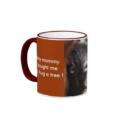 Wildlife Tree Hugger Animal Mugs by Rebecca_Reeder