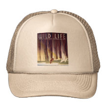 Wildlife WPA Poster (Deer) Trucker Hat