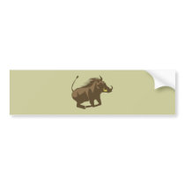 Wildschwein wild boar auto aufkleber