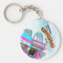 Wildwood, New Jersey Boardwalk Key Chains