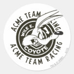 Wile E. Coyote Acme Team Racing B/W Sticker