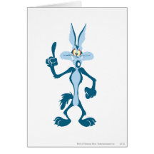 Wile E. Coyote Blue Aha! Card