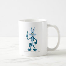 Wile E. Coyote Blue Aha! Coffee Mugs