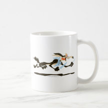 Wile E. Coyote Chasing dinner Coffee Mugs