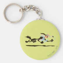 Wile E. Coyote Chasing dinner Key Chain