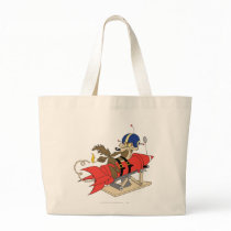Wile E. Coyote Launching Red Rocket Bag