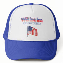 Wilhelm for Congress Patriotic American Flag Mesh Hats