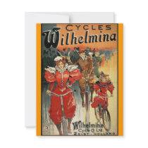 Wilhelmina Cycle & Co. Ltd. Zeist-Holland Custom Invite